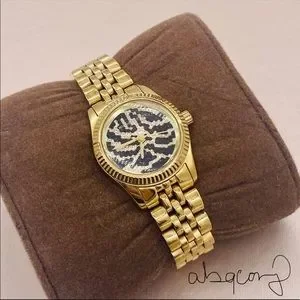 EUC Michael Kors MK3300 Petite Lexington Watch Michael Kors MK3300 MK3300 Petite Lexington Gold Quartz Watch main image 2